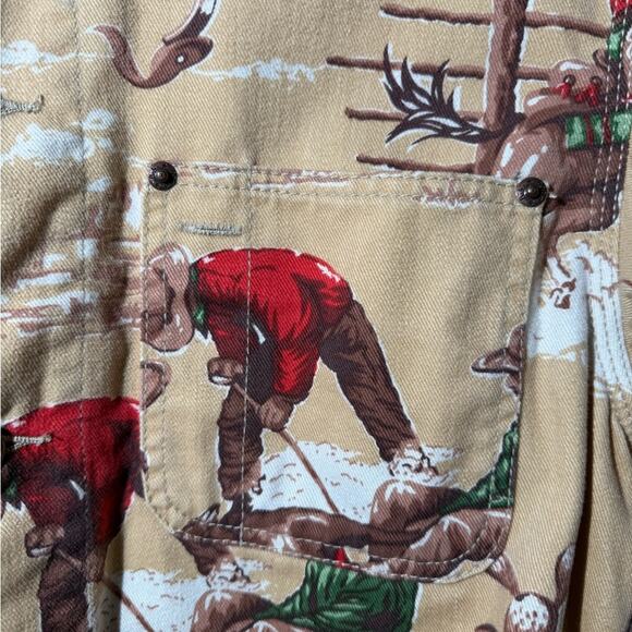 Ralph Lauren Beige Western cowboy Print Jacket - Picture 11 of 13